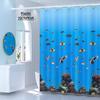 1Pc Shower Curtain - Vibrant Underwater Scene With Colorful Fish And Coral Reef Design Waterproof