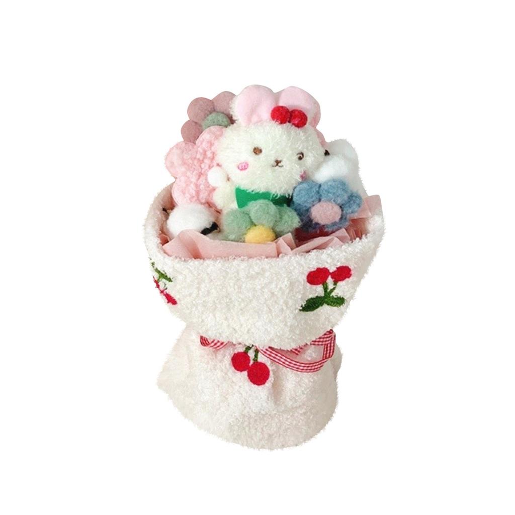 Birthday Bouquet Doll Cartoon Plush Doll Bouquet Finished Children's Gift