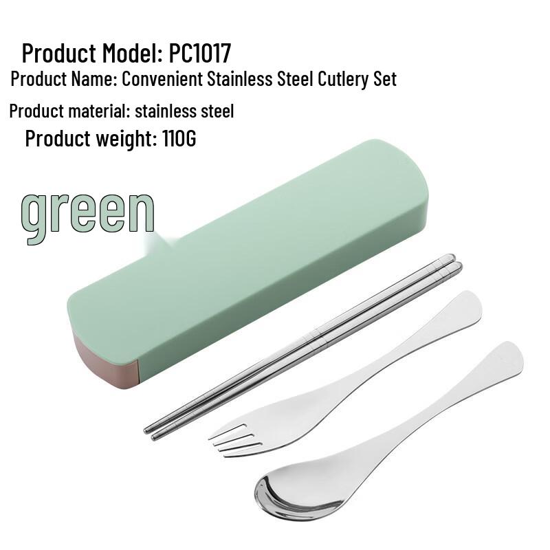 

ZISIZ Outdoor Stainless Steel Kids Camping Cutlery Set