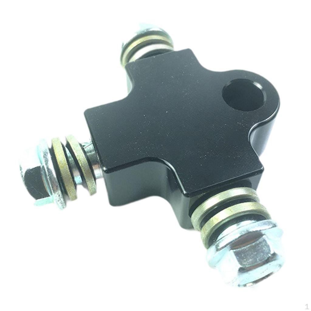 3 Way Brake Oil Hose Connector, Bracket, Modified Triple Adapter for ATV And Off-Road