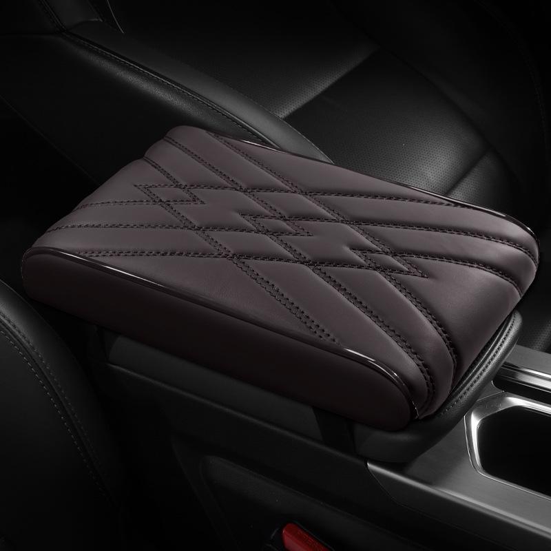 

Universal Nappa Leather Car Armrest Pad - Central Heightening & Multifunctional Storage