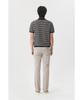BRENTWOOD [Liberty] Washable Striped Polo Neck Sweater Brwam26512Nyx