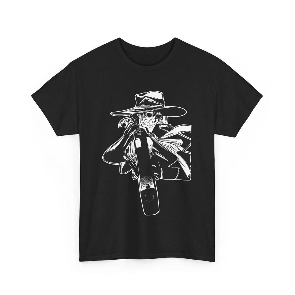 Anime Hellsing Alucard Black T Shirt S