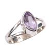 Piatră prețioasă Ametist Roz Natural Lucrat Manual Argint Masiv 925 Bijuterii Inel S.7 l6i39