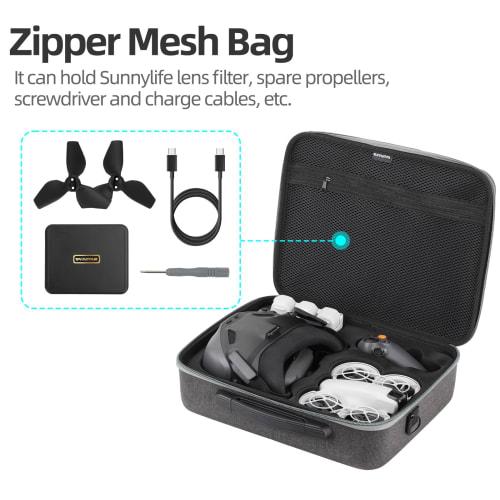 Taoricup Compatible with DJI Neo, Motion, and Fly More: Protective Case, Storage Box, Carrying Case, and Shoulder Bag. 3-in-1 Storage Set for DJI Neo,