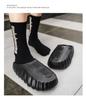 Men's Breathable Closed-Toe Summer Sport Slippers with Soft Sole and Foot Massage Feature