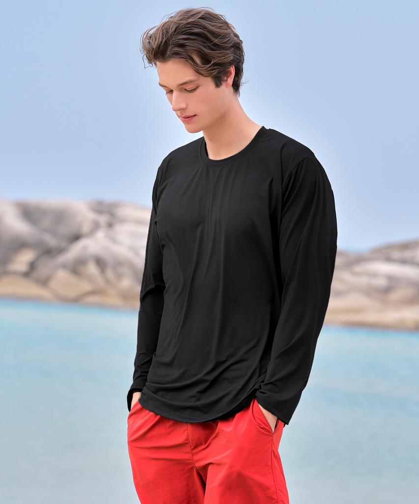 Beullaegmonseuteopis All Day Rash Guard Plain Long Sleeve T-Shirt (6 Colors) / Bm230721 (A Type)