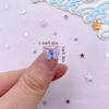 50PCS 10mm Lovely Resin Colorful Mini Crystals Beautiful Butterfly Flat Back Rhinestones DIY Craft Supplies
