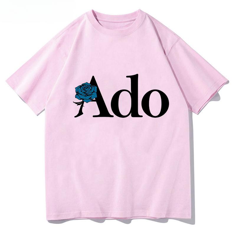 Ado Fans T Shirt Cute Funny Graphic T-shirts Cotton Soft Unisex O-neck Tee Tops Women Men Summer Casual Clothes Streetwear