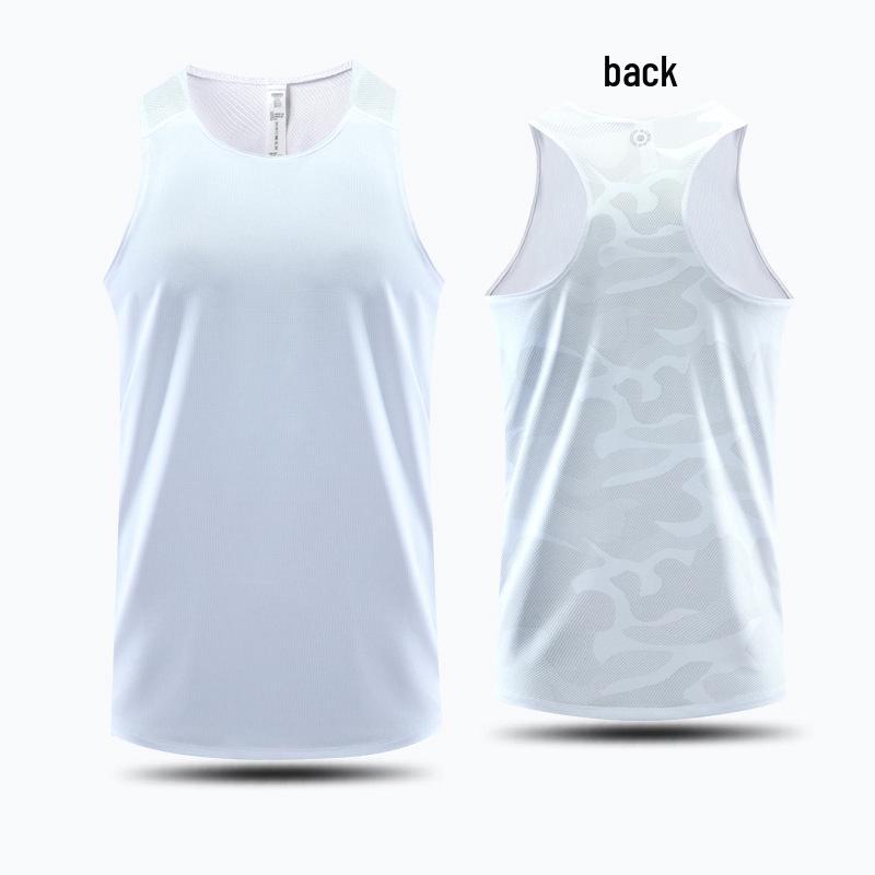 Unisex Quick-Dry Running Tank Top Sports Set for Marathon Training