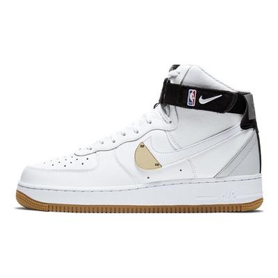 NBA x Air Force 1 High 07 LV8 Białe Męskie Sneakersy Pure-Platinum CT2306-100