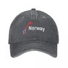 Map Flag Of Norway Hoodie Baseball Cap Streetwear Snap Back Hat Sailor Cap for Unisex Custom Hat FeUnisex Unisexs