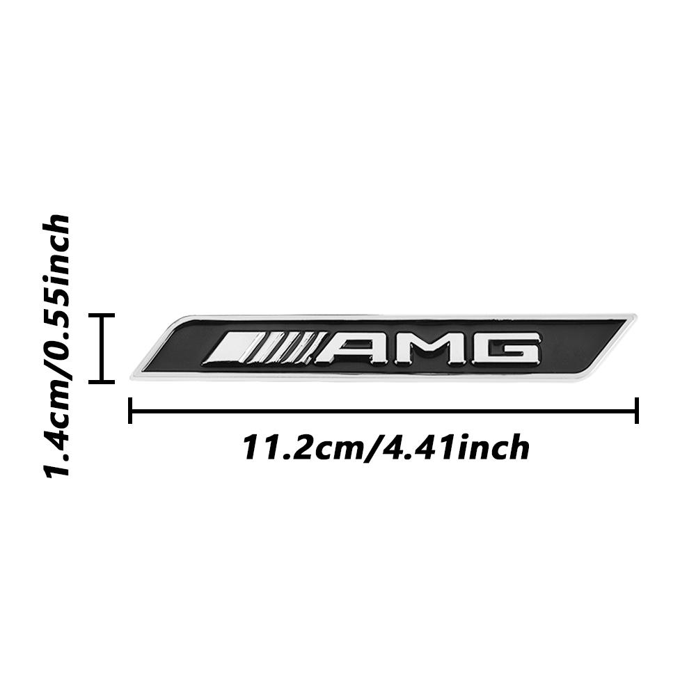 1pcs 3D Aluminium Emblem Sticker Car Fender Trunk Badge Stickers for Mercedes-Benz Maybach E-Class C-Class S-Class S450 S560