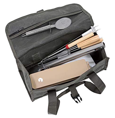 Kaptan Geyik (KAPTAN STAG) Dış Mekan Takım Kutusu/Takım Çantası, Pamuklu Kanvas, Küçük, Zeytin Yeşili, UL-2042