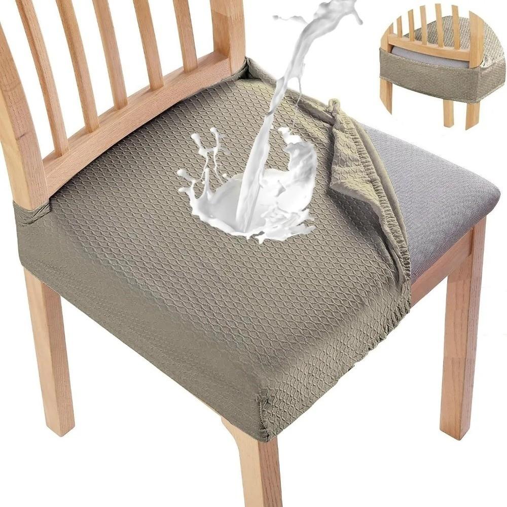 Waterproof Chair Seat Cover Solid Color Anti-dirty Chair Slipcover  Four Season