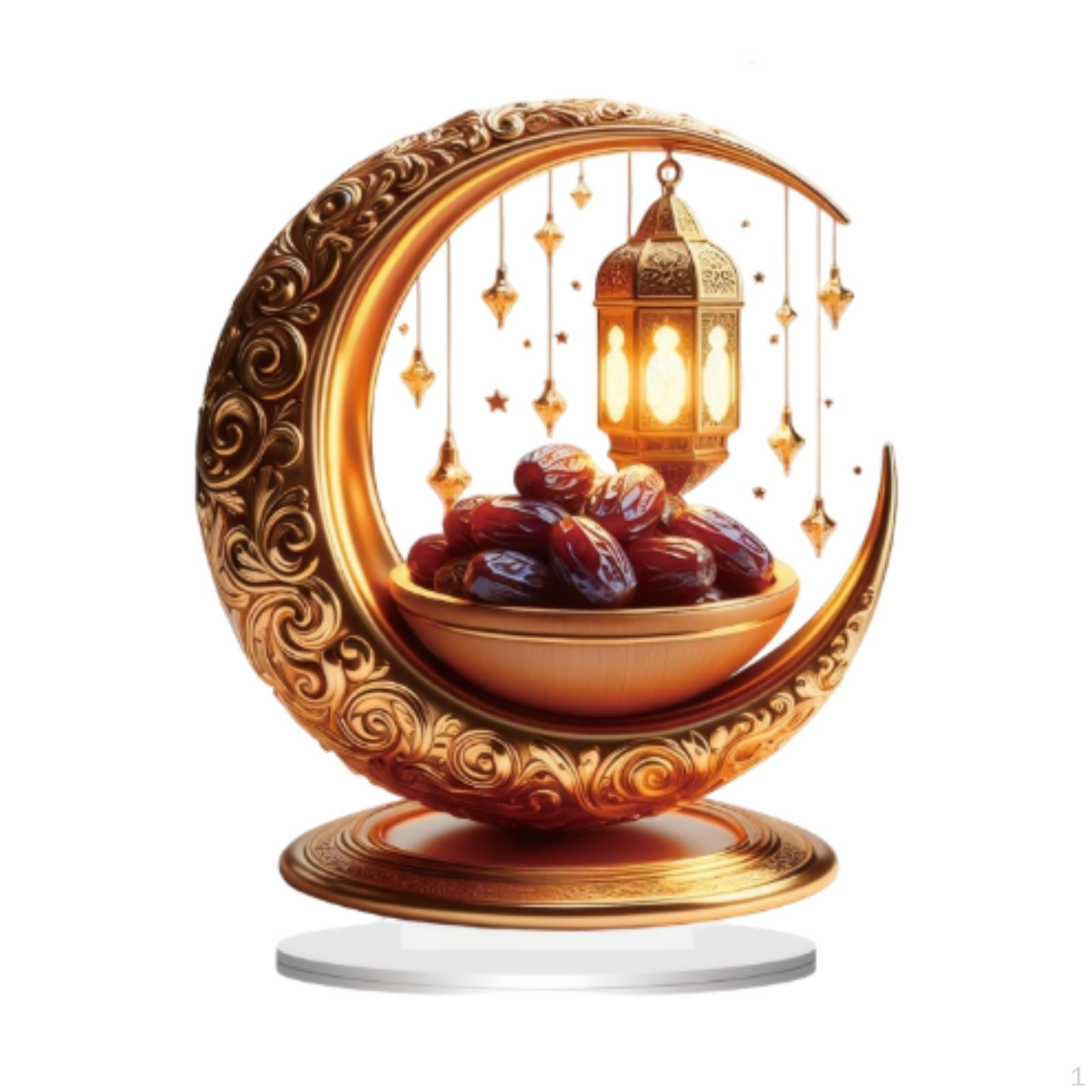 

Eid Mubarak with Moon Theme for Home And Office Style D