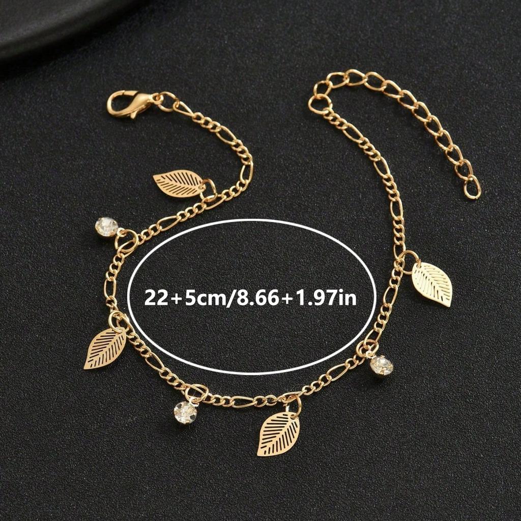 1-2 Pcs Fashion Pendant Anklets Adjustable Trendy Unique Personal Fashion Accessories Suitable for All Seasons