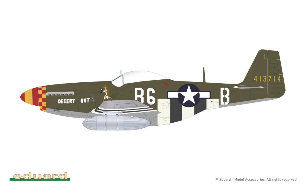 Эдуард 1/72 масштаб P-51D-5 «357-я истребительная группа» декаль для пластиковых моделей (EDUD72052)