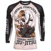 Herren Monkey MMA Boxen Training Enges T-Shirt Boxanzug Sanda Tiger Taekwondo Sportshirt Fitnessstudio Kampf Workout Kleidung