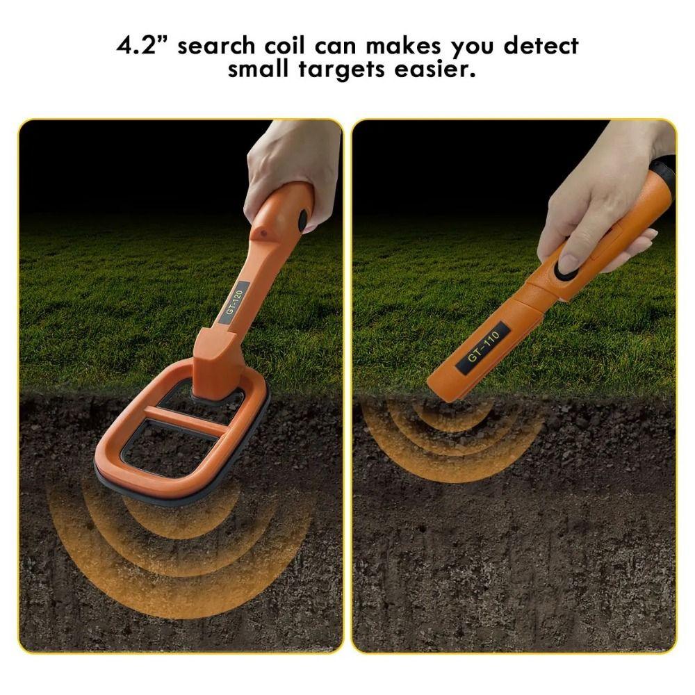 with Led Light Handheld Coil Metal Finder Fully Waterproof Underwater Pinpointer Keys Coin