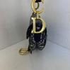 [Pre-Owned] Saddle Removable Adjustable Shoulder Strap Magnetic Buckle Closure Printed Saddle Bag Crossbody Bag Fabric Handbag Sho - Very Good #J7OH9S