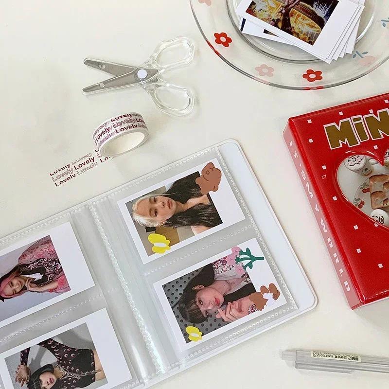64 taschen Mini Fotoalbum Cartoon Album Foto Fotokarten Halter Buch Sammeln Kpop Album De Fotos Kpop Fotokarten Binder