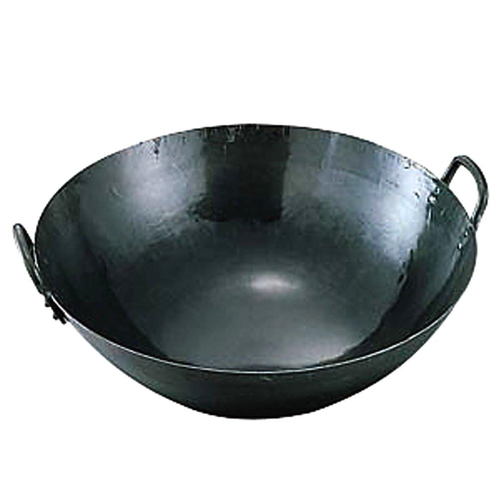 

Kanda KD Iron Wok, 36cm, Made in Japan, Two-Handed, Sichuan Style, Chinese Food, Commercial Use, Product Number: 001018