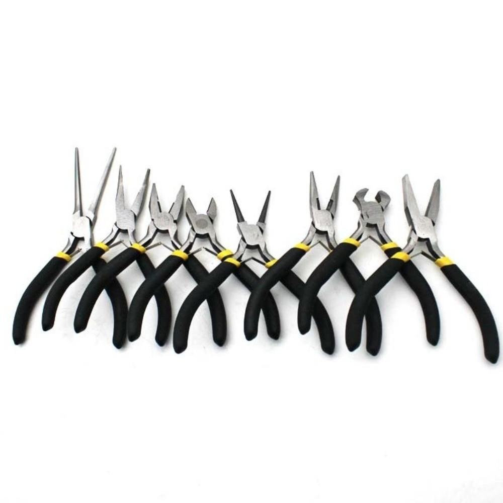8pcs/set Round Nose Jewelry Pliers Tool Set Metal Plier Tools Kit Jewelry Making Tools Hand Tool