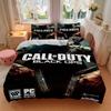 3 Adet Call Duty Black Ops Nevresim Takımı Tüm Boyutlar İçin Yeni 3D Baskılı Yatak Örtüsü Yorgan Yorgan Kılıfı Yastık Kılıfı Yatak Odası Dekorasyonu