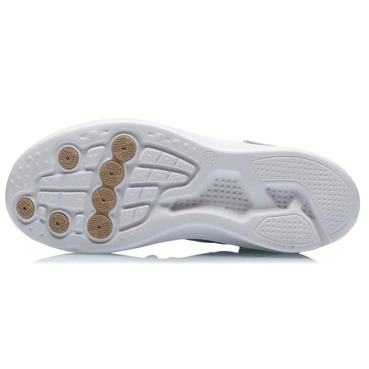 Li Ning Getaway Cushioning Slip Resistant Abrasion Resistant Low Top Running Shoes Women's Light Wisteria Purple ARHR052-4