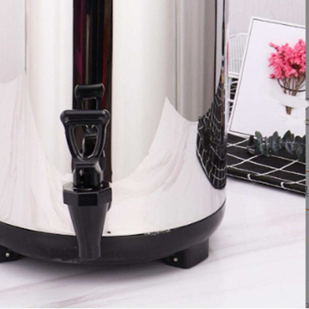 Stainless Steel Milk Tea Bucket Large Capacity Thickened Insulated Beverage Dispenser Barrel with