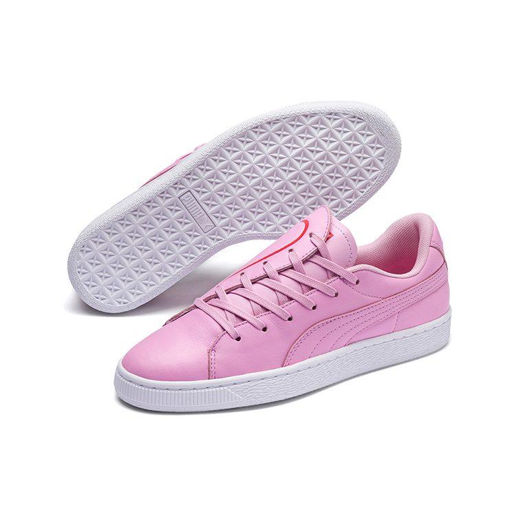 PUMA Basket Crush Emboss 'Pale Pink' Women's 369595-03