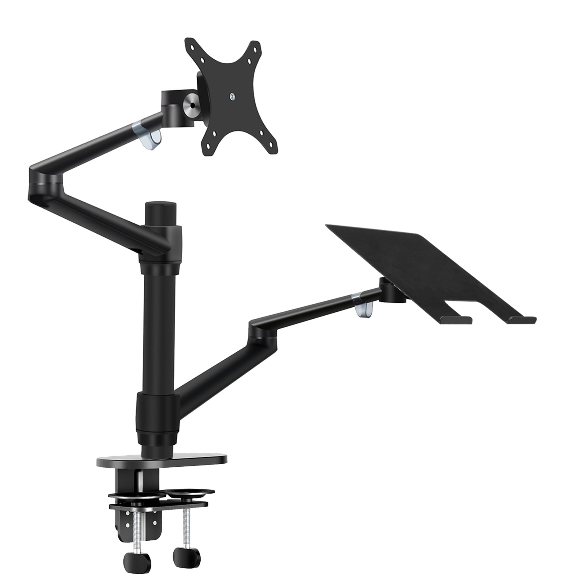 

LOE Dual Monitor Arm Laptop Stand, Black