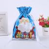 20pcs Christmas Children's Creative Gift Bundle Pocket Aluminum Foil Drawstring Candy Bag for Shopping Malls and Supermarkets