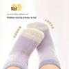 Nidoxiong Thickened Fleece-Lined Cotton Mid-Calf Socks for Baby Girls