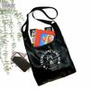 Rootote Snoopy Embroidered Shoulder Bag, 2-Way IP Roo Shopper, Metallic, Peanuts-0Q 8447 (02 Silver)