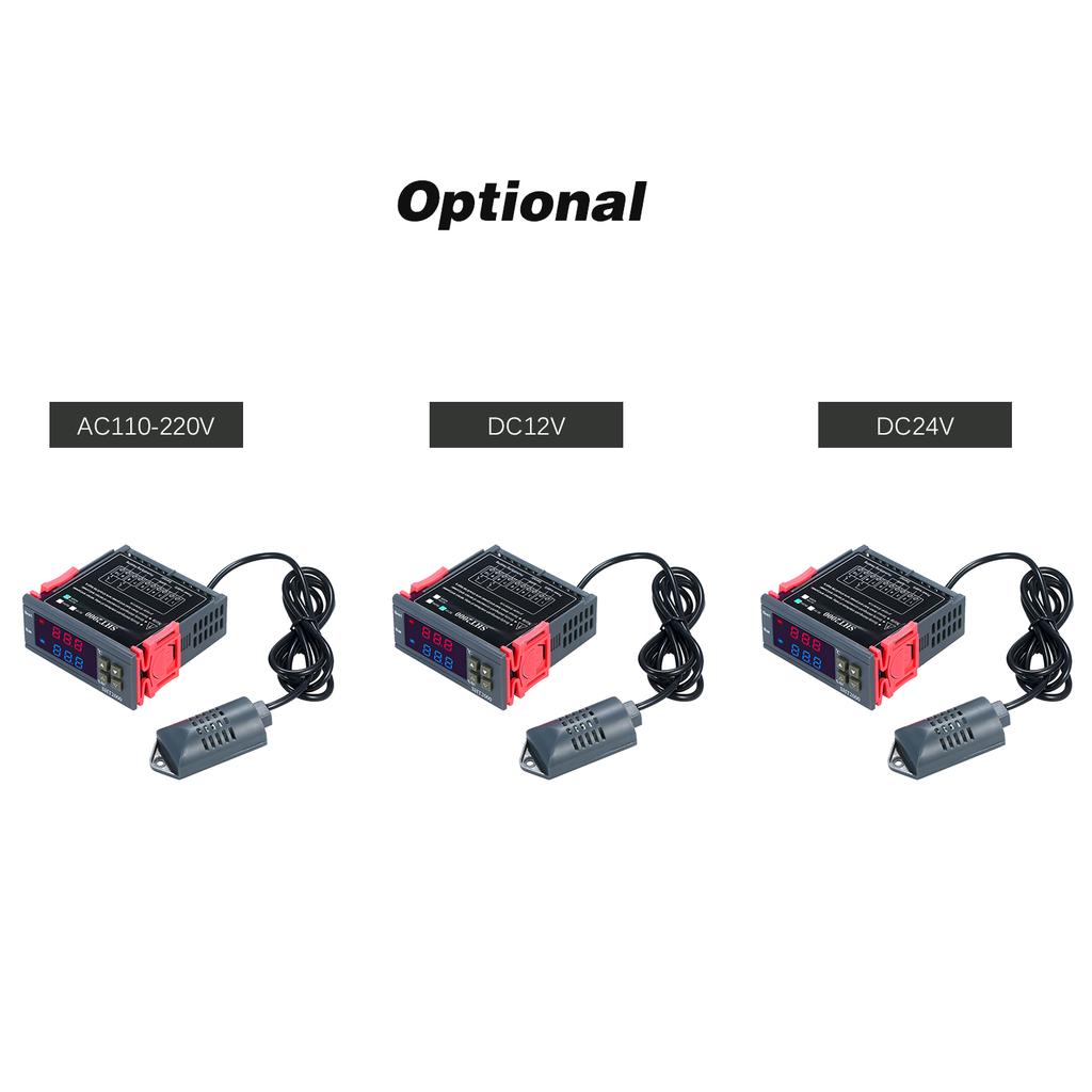 Digital Display Temperature&Humidity Controller Thermoregulator Thermostat Humidistat Therometer