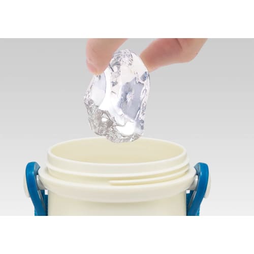 Skater Children's Water Bottle, 480ml, Direct Drinking, Plastic, One-Touch Operation, Dishwasher Safe, Made in Japan, Work Vehicles, PSB5SANAG-A