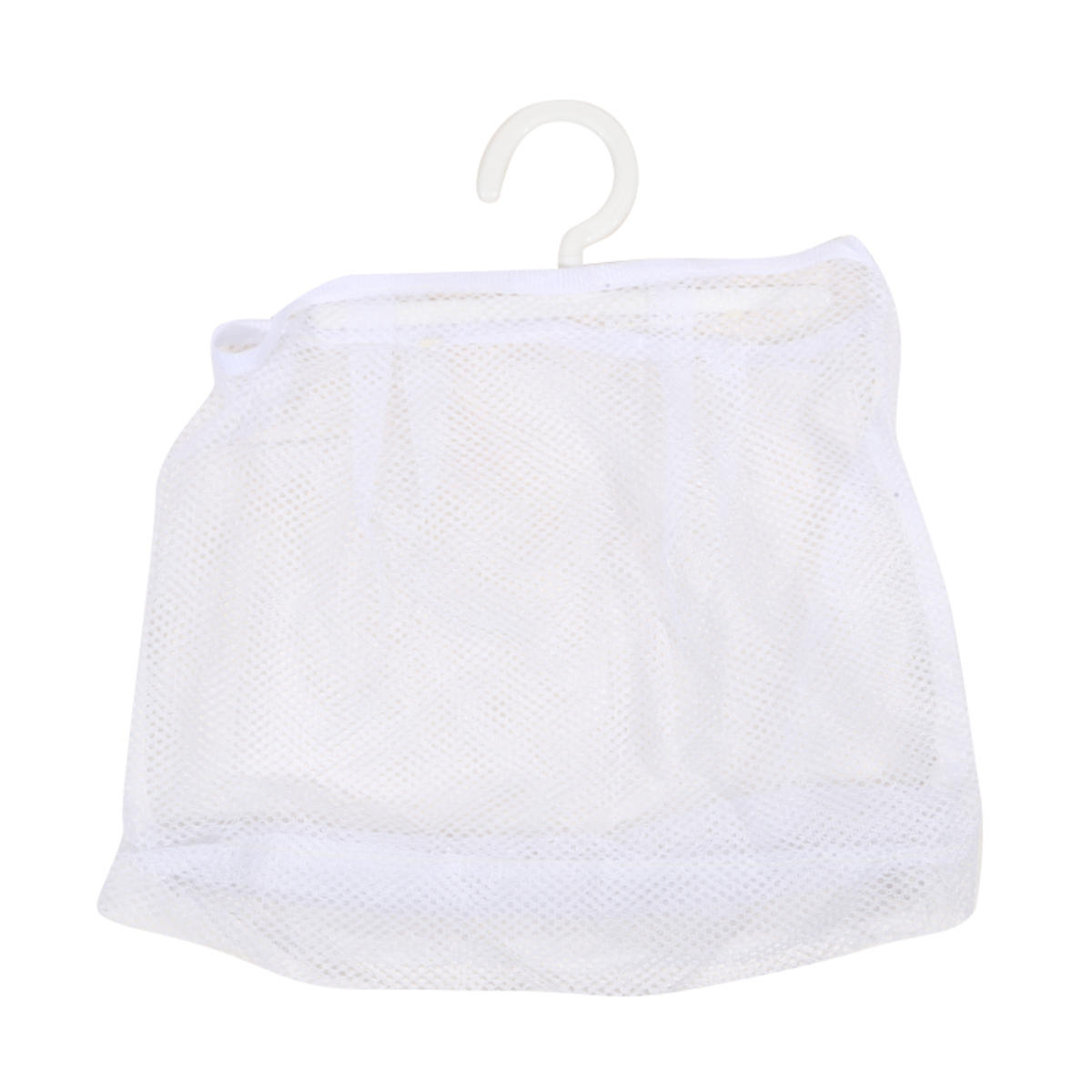 

Clothespin Bag with Hanger Breathable Storage Mesh Pocket Hanging Drying Net Bag for Bathroom Kitchen Laundry Living Room Travel style1 белый