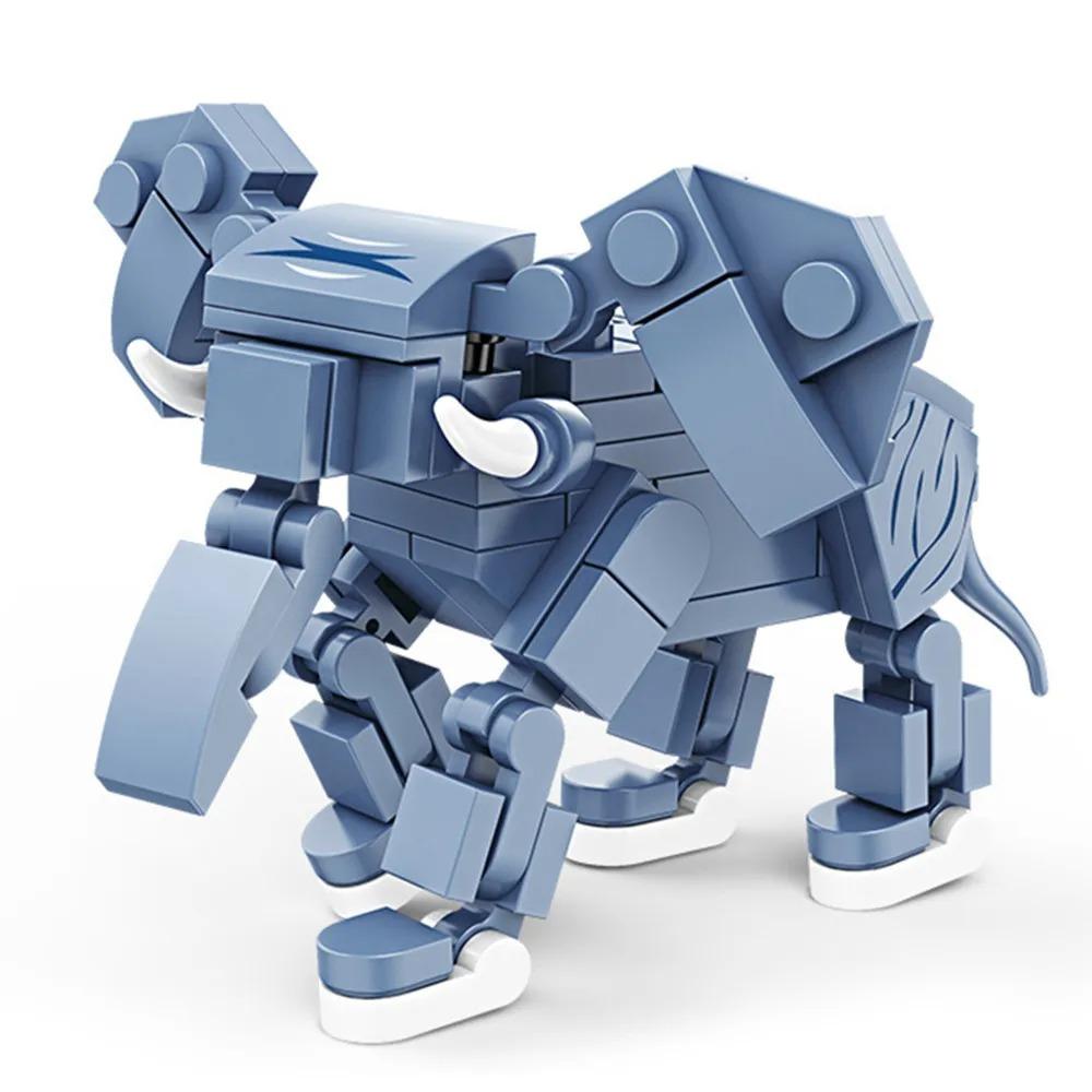 Zvířecí figurky Liška Klokan Žirafa Figurka Model Stavebnice Hračky Pro Děti Divoká Zvířata Dětské Dárky