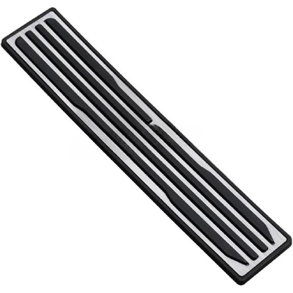 

Compatible With Jaguar F-Pace XE XF 2016-2024,Compatible With Range Rover Velar Stainless Steel Footrest Dead Brake Gas Accelerator Pedal Cover Glove Footrest only