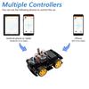 Freenove 4WD Car Kit IDE with Line Obstacle Ultrasonic and Wireless Control Motor Servos (Arduino Compatible) Tracking, Avoidance, Sensors,