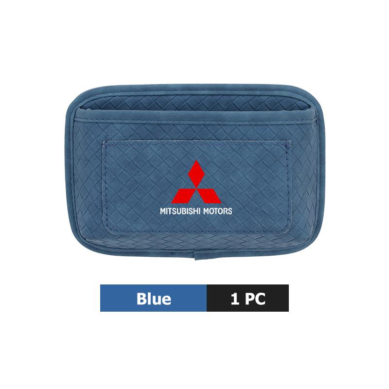 Self Adhesive Car Storage Pocket Sticky Organizer Bag Seat Back Side Door Box For Mitsubishi Outlander Lancer L200 ASX Pajero