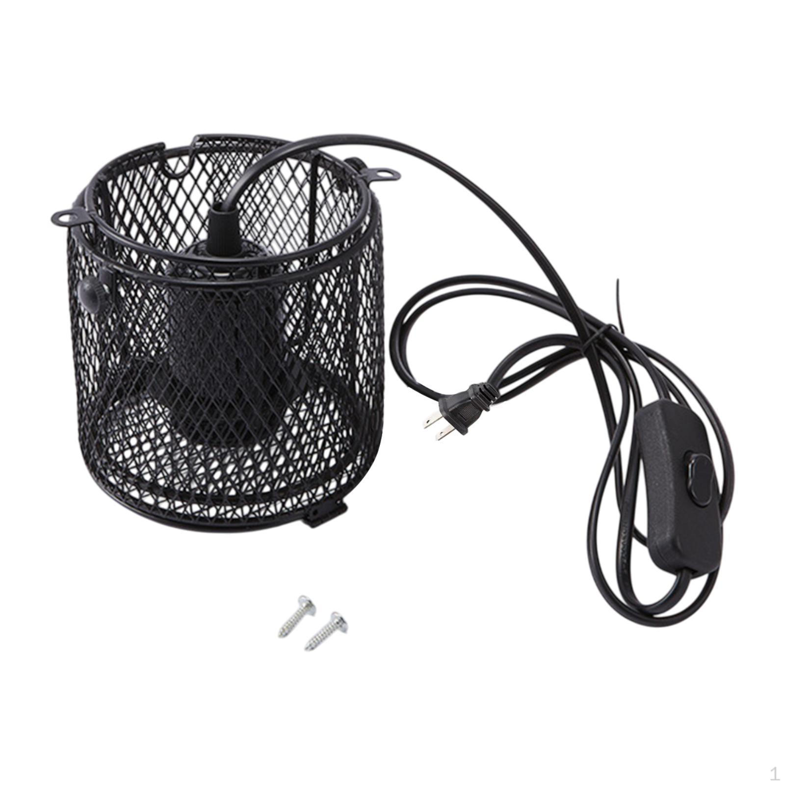 Держатель для тепловой лампы для рептилий, Керамический излучатель, Нагреватель для basking, Аксессуары для рептилий, для