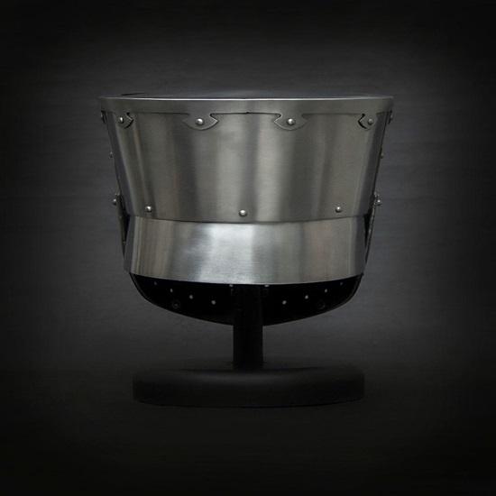 Medieval Great Helm Knight Crusader Helmet  Reenactment Armor  Handmade Steel Helmet Combat Ready  Historical Costume Prop