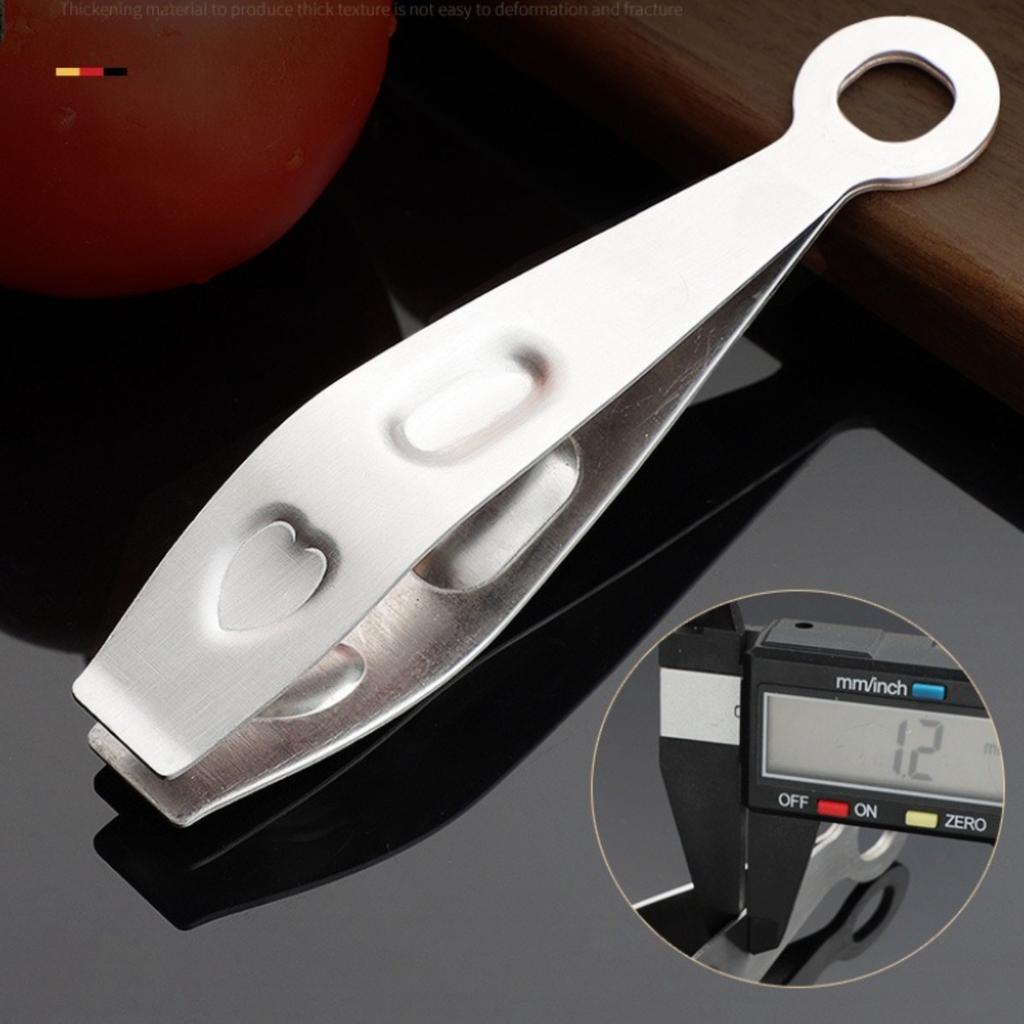 Stainless Steel Multifunctional Thickened Fishbone Tweezers, Kitchen Retrieval Tools, Garlic Peelers, Kitchen Utensils