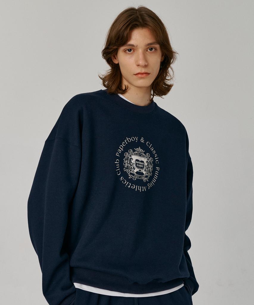 PAPERBOY County Sweatshirt - Navy