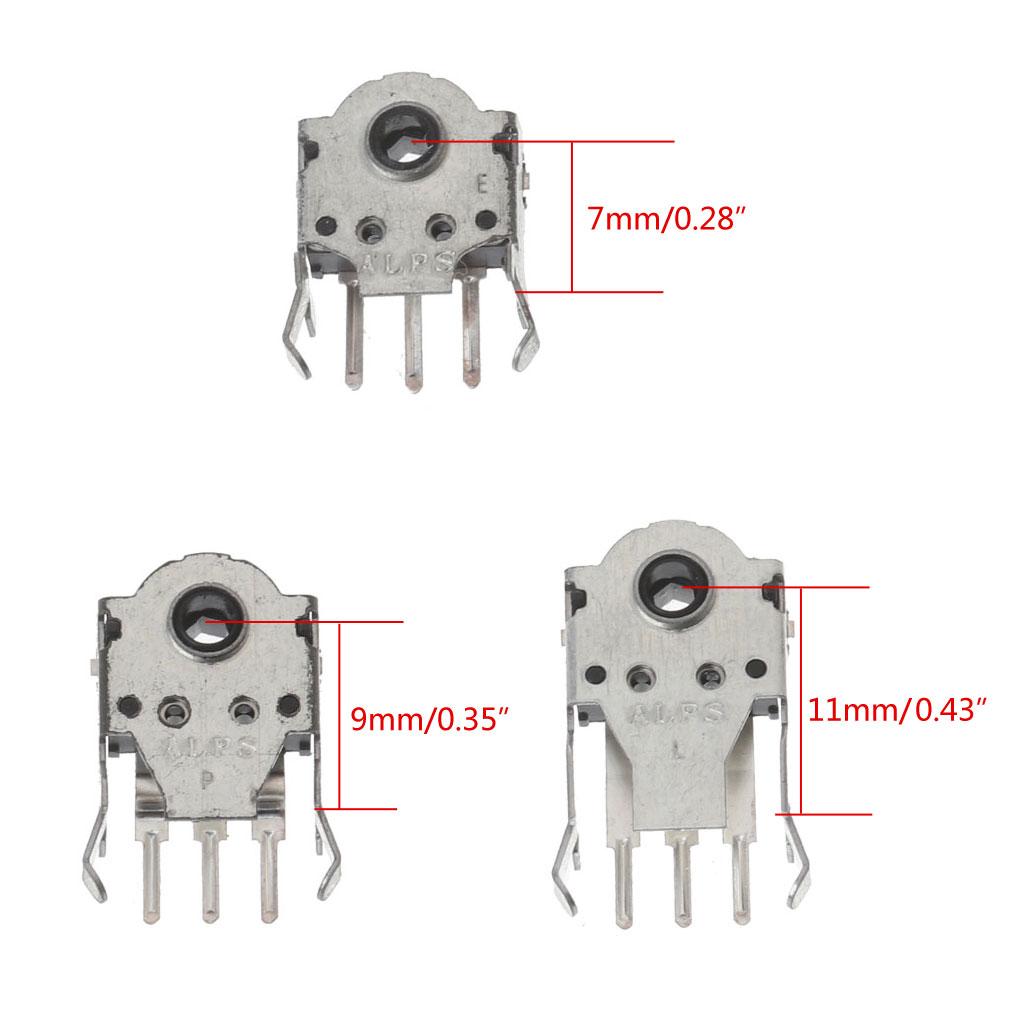 Utility Mouse Encoder 7mm/9mm/11mm Highly Accurate Mouse Decoder for RAW G403 G603 G703 Roller Wheel 2 Pcs