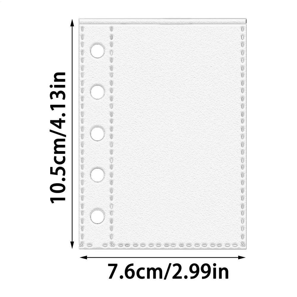 

M5 binder replacement card pages transparent binder replacement pages sticker book replacement pages suitable for 5-ring binders