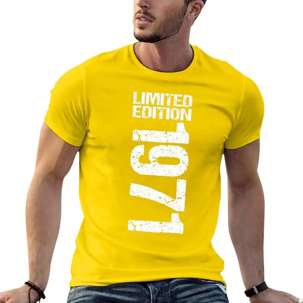 Round Neck Sports Humor Graphic Tees Classic Aactivity Competition Limited Edition 1971 Classic T-shirt Eur Size
